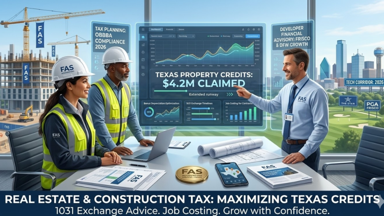 Texas Real Estate & Construction Tax Guide 2026: Maximizing Credits and Cash Flow