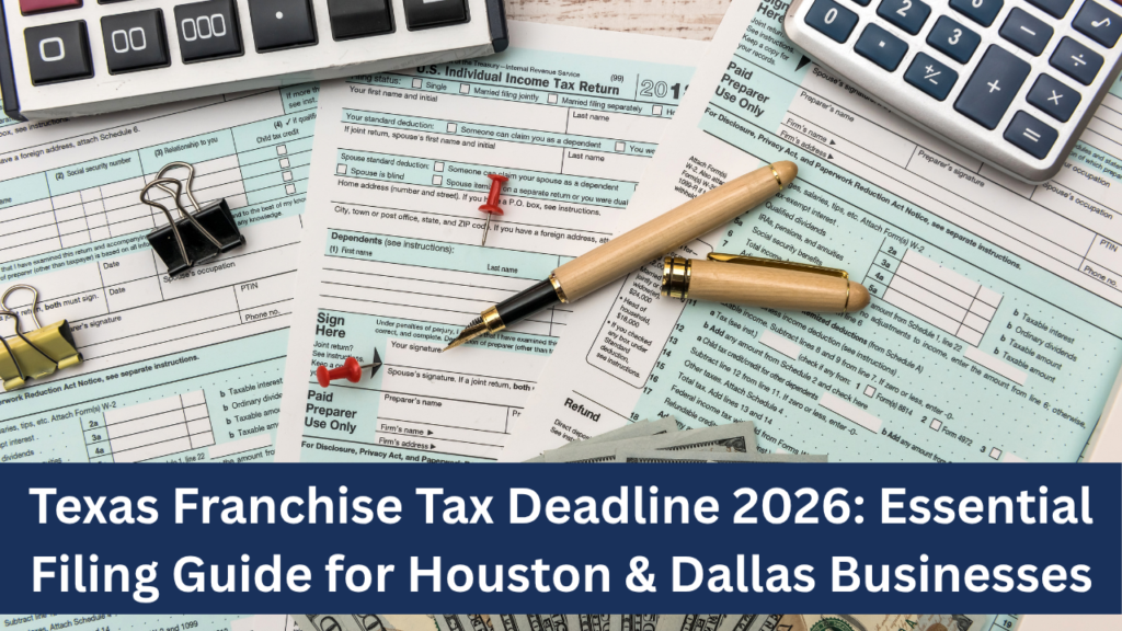 Texas Franchise Tax Deadline 2026 Essential Filing Guide for Houston & Dallas Businesses