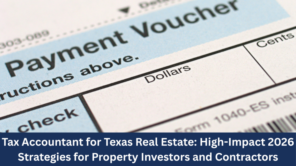 Tax Accountant for Texas Real Estate
