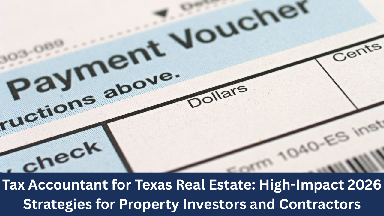 Tax Accountant for Texas Real Estate: High-Impact 2026 Strategies for Property Investors and Contractors
